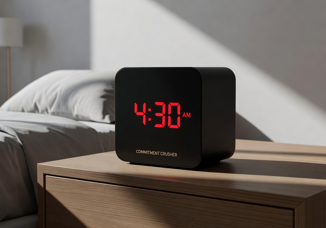 Commitment Crusher Alarm Clock - product photo