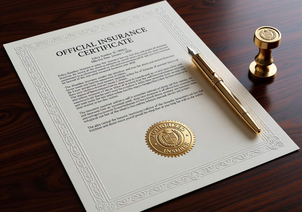 LegacyShield Insurance - certificate closeup