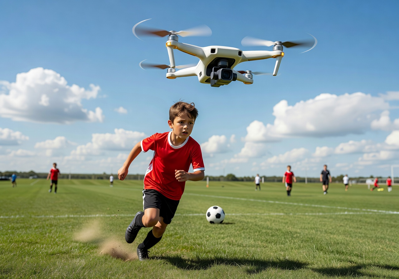 ProspectVision Drone - in flight action