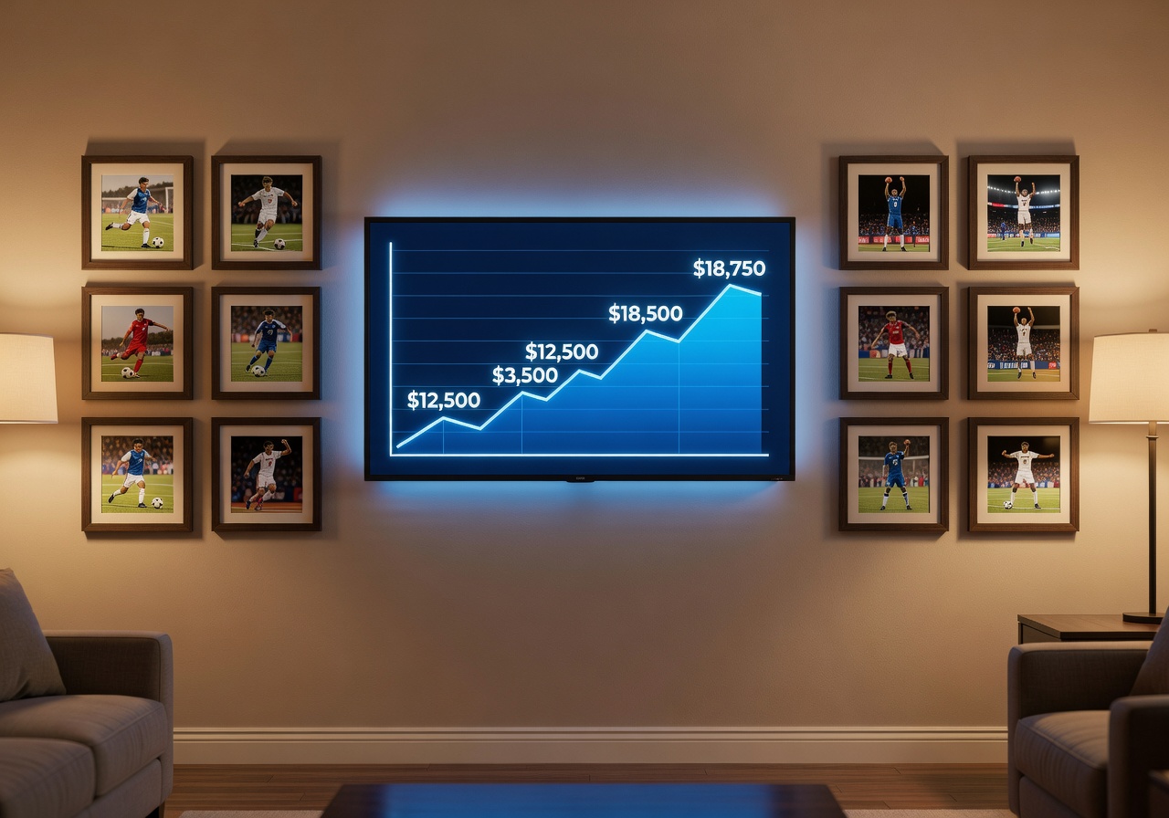 Scholarship Tracker Display - living room